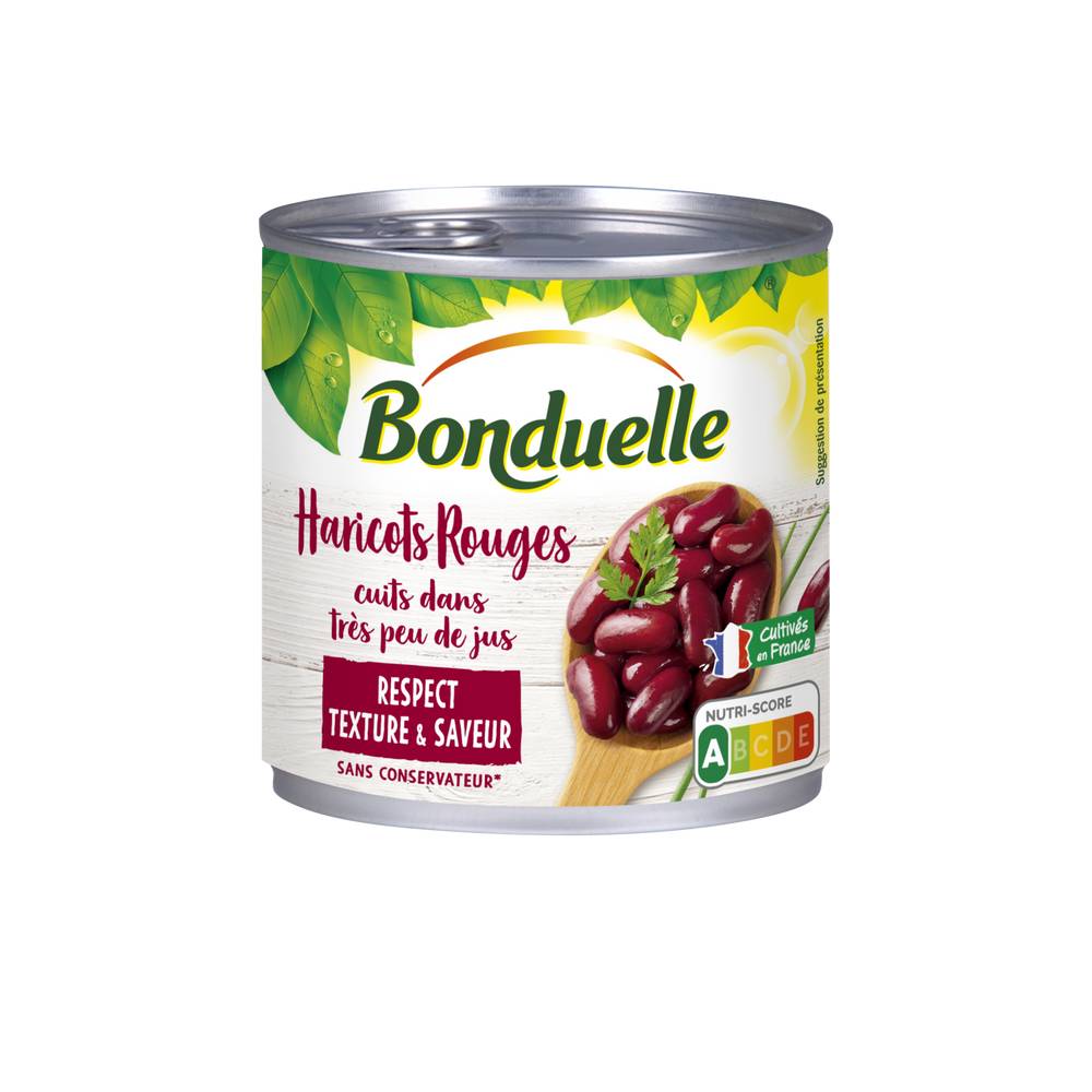 Bonduelle - Haricots rouges cuits dans très peu de jus (250g)