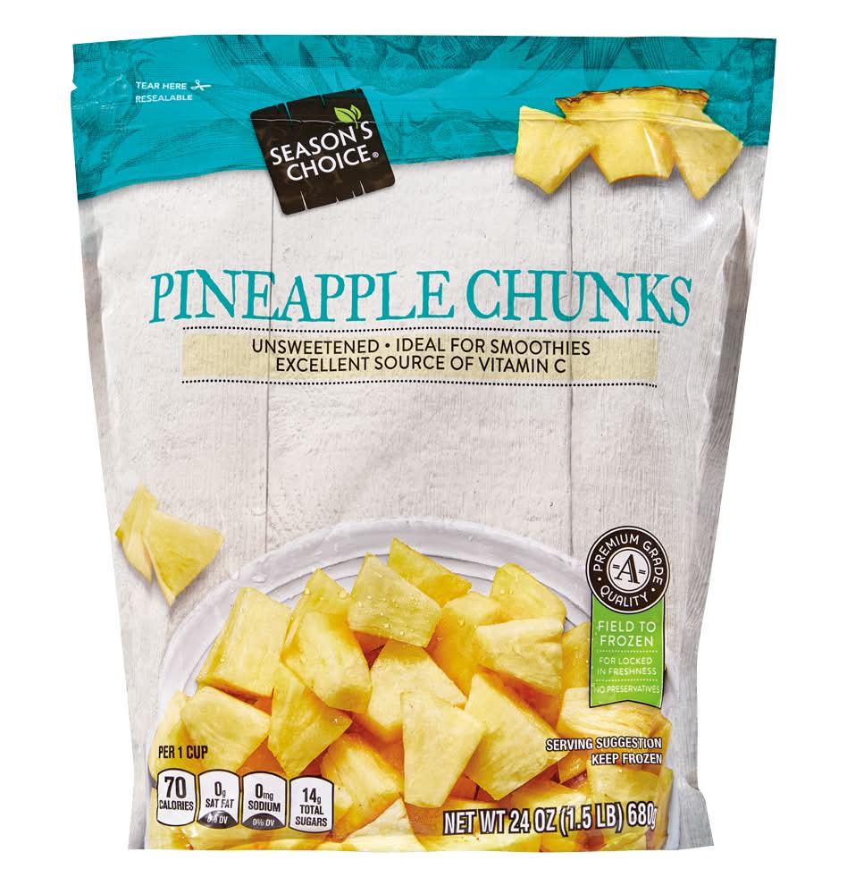 Season's Choice Frozen Pineapple Chunks