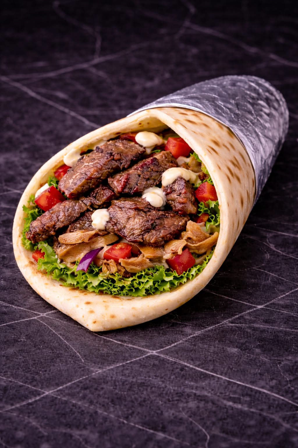 Cheese naan kebab