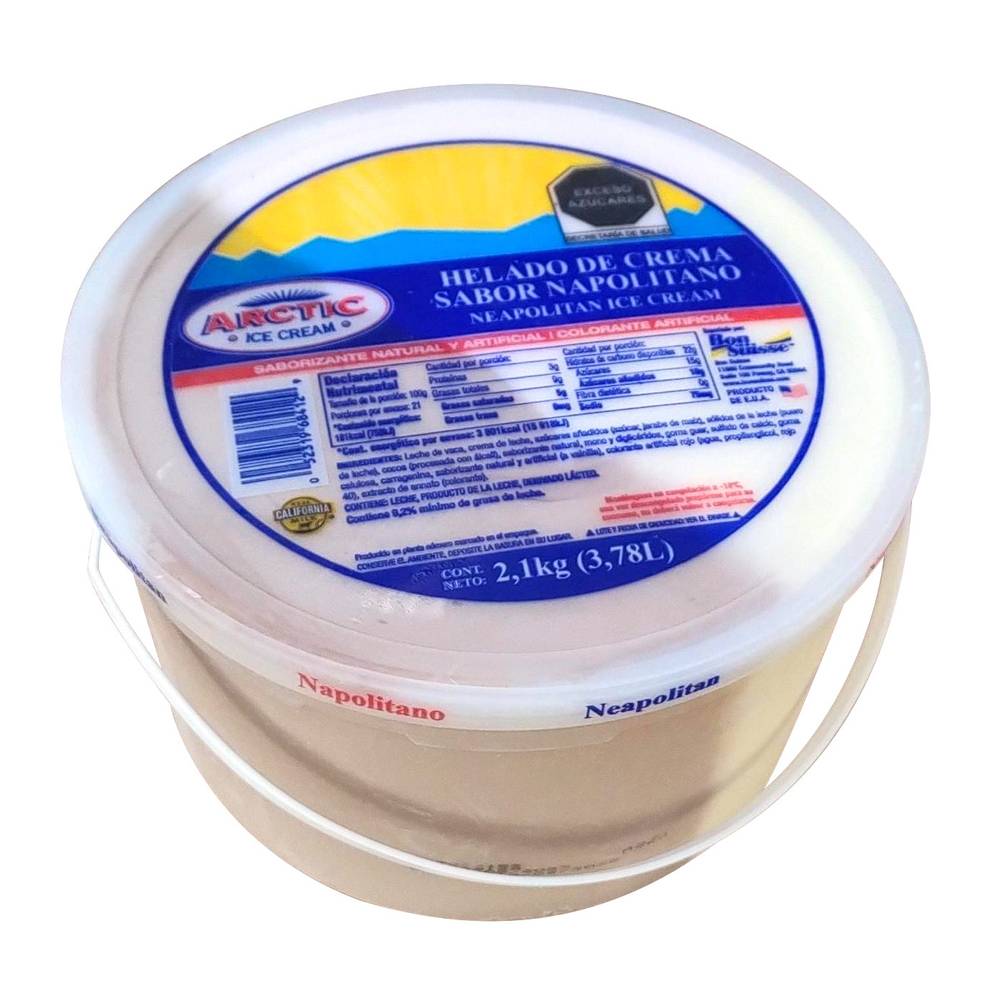 Arctic · Helado de crema, napolitano (3,78 L)