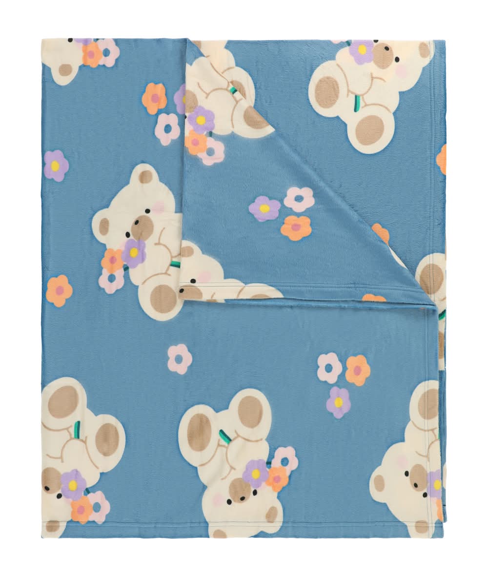 Plush Blanket 50inx60in Bear Bouquet