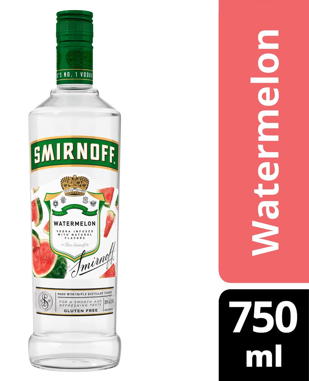 Smirnoff Flavored Vodka, Watermelon (750 ml)