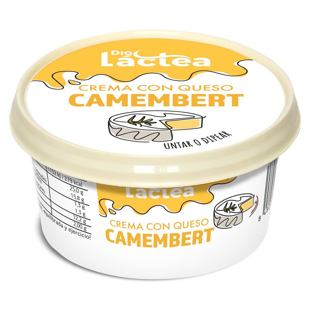 Crema Con Queso Camembert Dia Láctea Tarrina 125 G