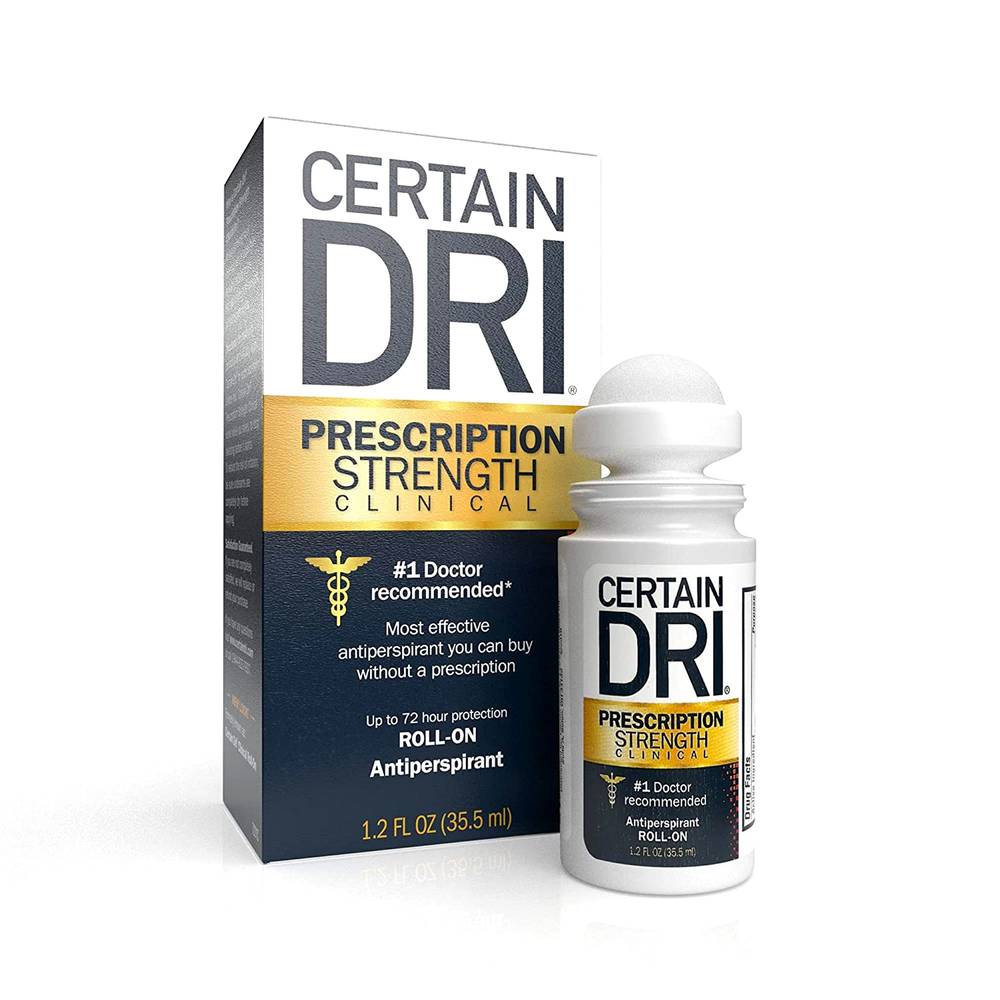 Certain Dri Extra Strength Clinical 72-Hour Antiperspirant Roll-On, 1.2 OZ