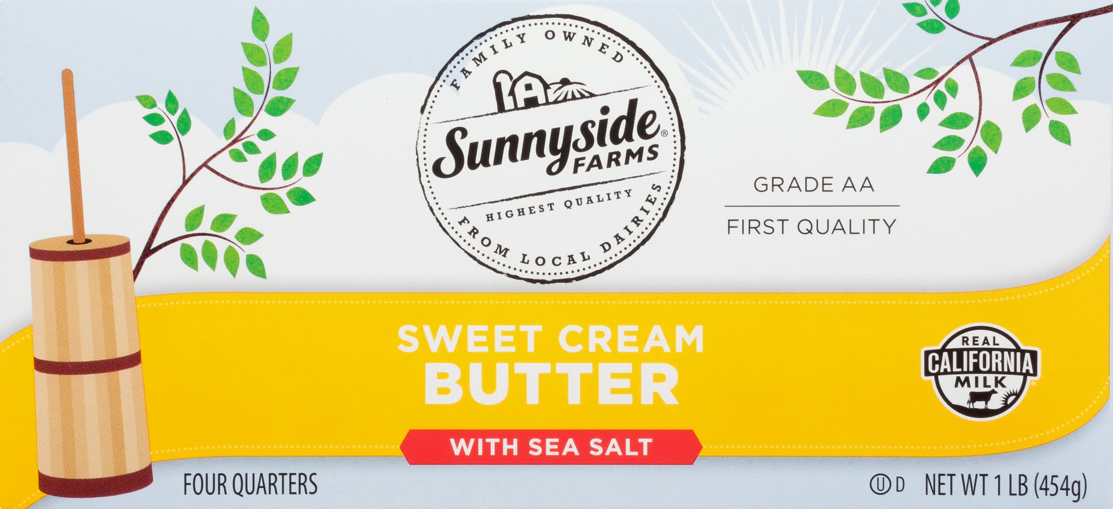 Sunnyside Farms Sea Salt Sweet Cream Butter (454 g)