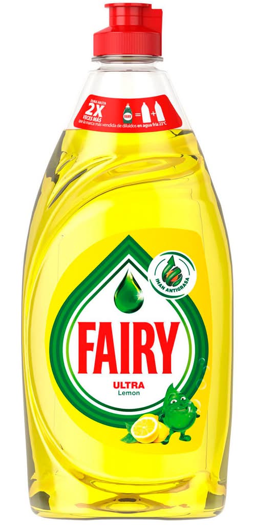 Fairy - Detergente Liquido da Loiça Limão, 480 ml