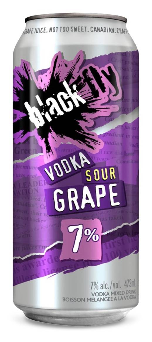 Black Fly Vodka, Sour Grape (473 ml)