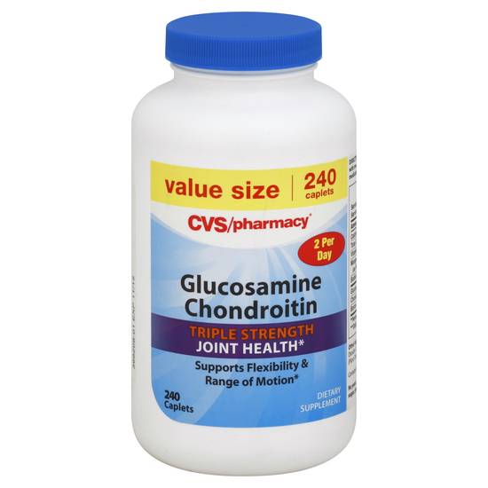 Cvs Glucosamine Chondroitin Triple Strength Caplets ( 240 ct)