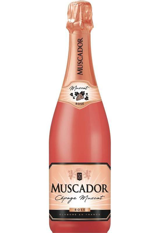 Muscador cépage muscat vin pétillant rosé (75 cl)