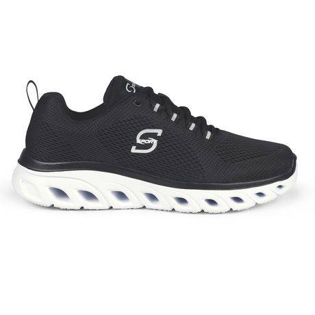 S Sport Designed by Skechers Men''s Solvin Lace-Up Sporty Casual Sneaker (Color: Black, Size: 13)