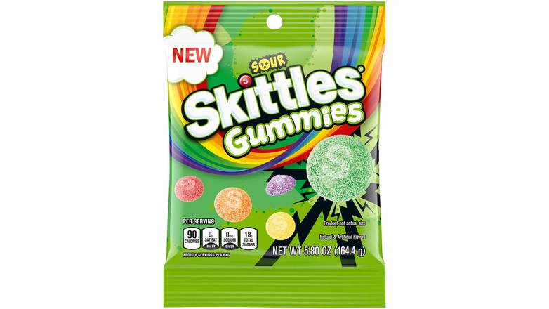 Skittles Sour Gummies Chewy Candy