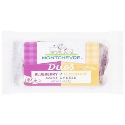 Montchevre Duos Goat Cheese (lemonade-blueberry)