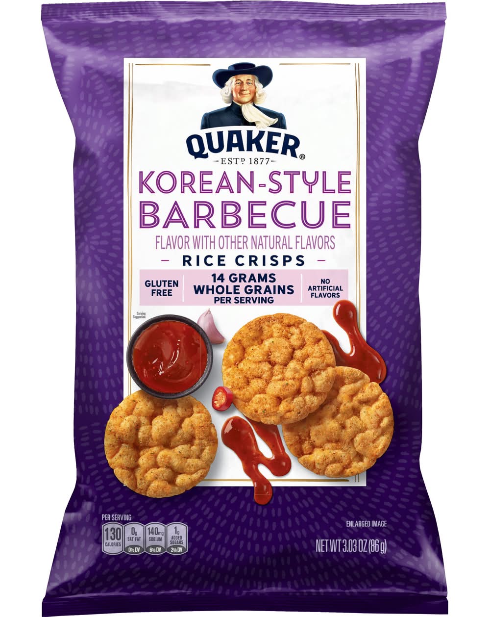 Quaker Rice Crisps, Korean Style Barbecue (3.03 oz)