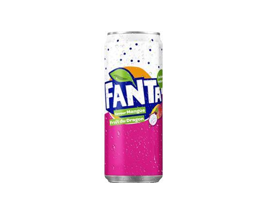 Fanta Mangue Fruits du Dragon - Canette de 33cl