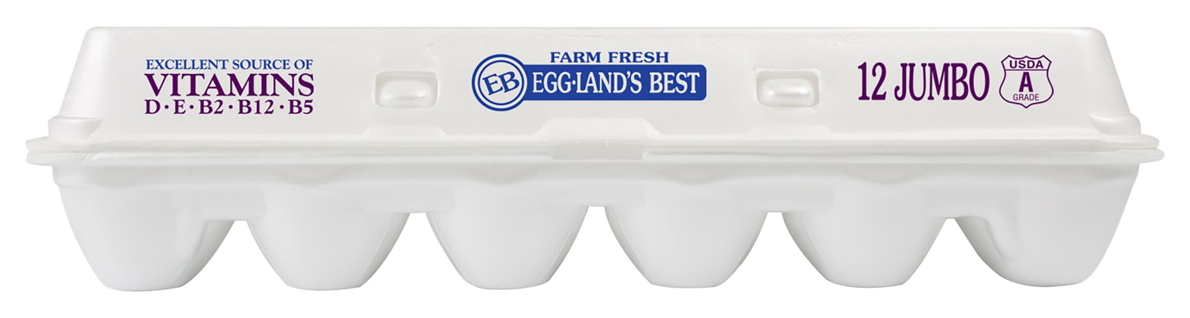Eggland's Best Farm Fresh White Eggs, Jumbo (12 ct)