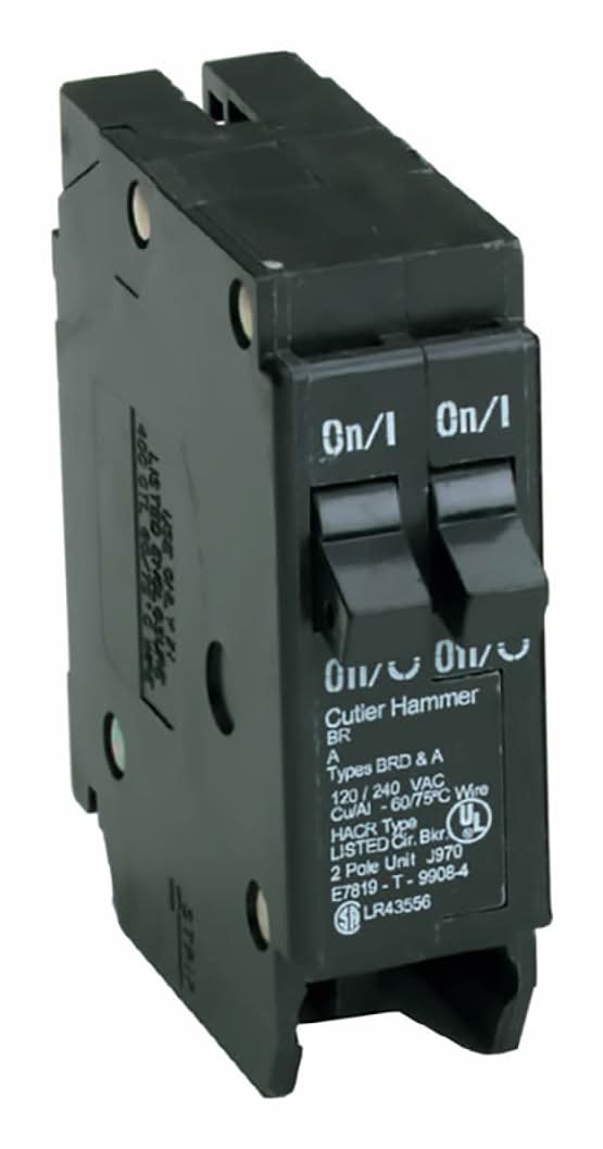 Eaton BR 20-amp 2 -Pole Tandem Circuit Breaker