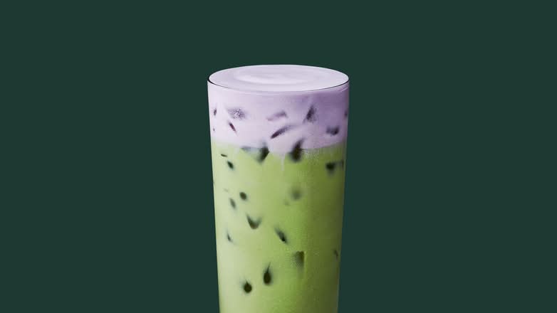 Iced Lavender Cream Matcha