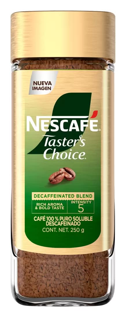 Nescafé · Taster's choice café 100% puro soluble descafeinado (250 g)