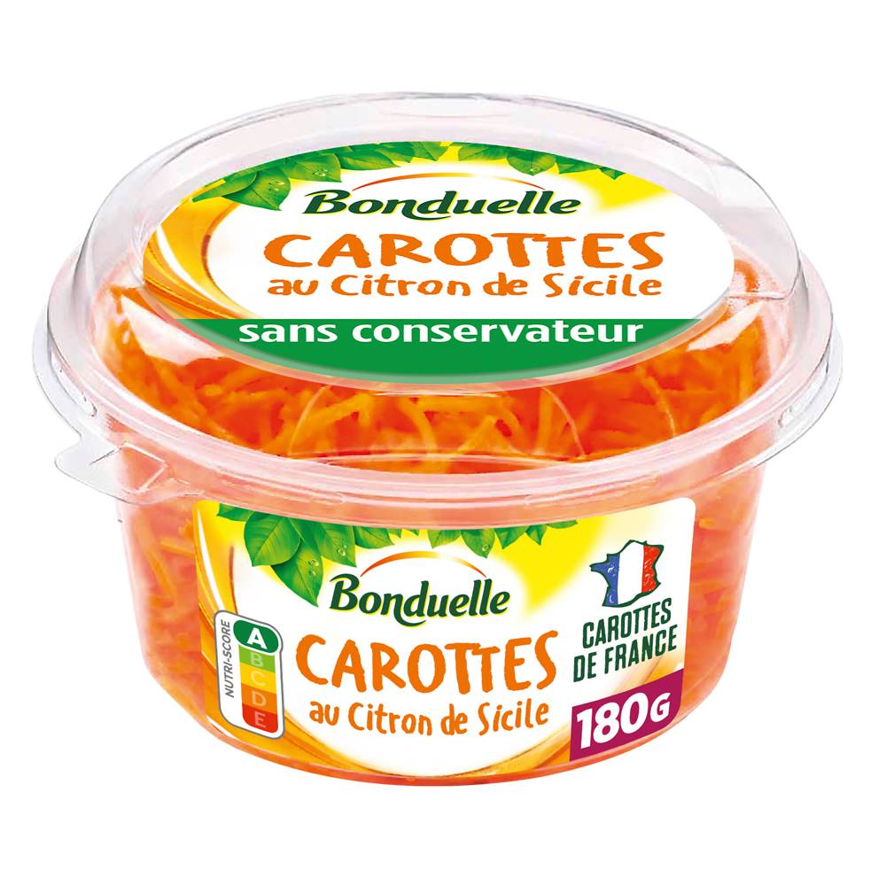 Bonduelle - Carottes râpées citron de sicile