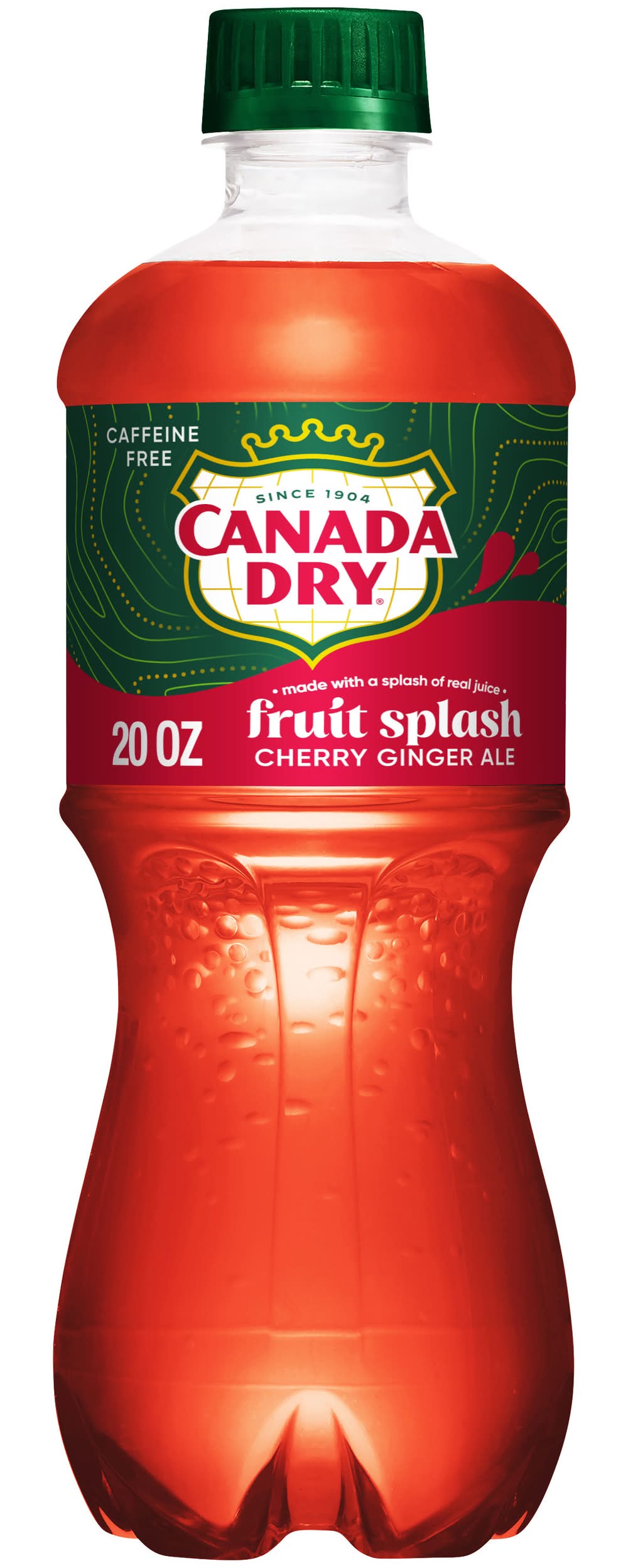 Canada Dry Fruit Splash Ginger Ale Soda, Cherry (20 fl oz) | Postmates