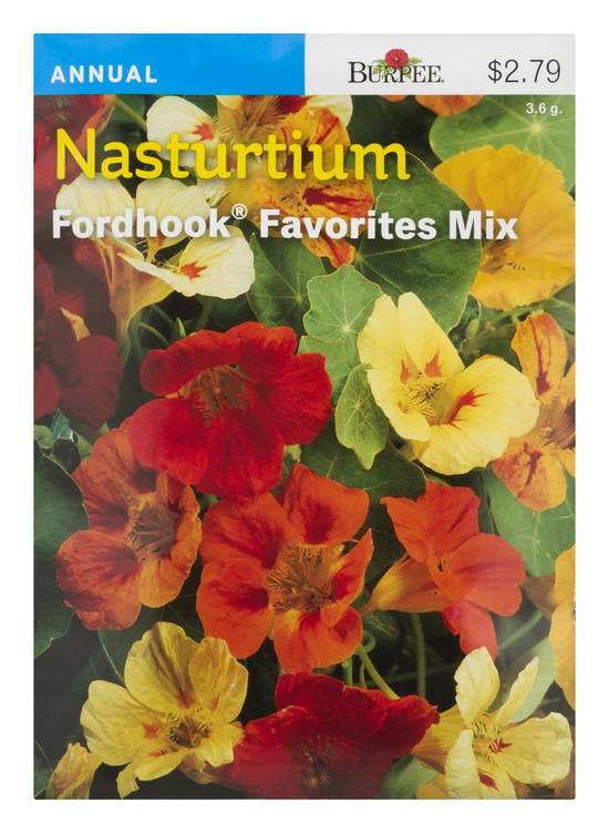 Burpee Nasturtium Fordhook Favorites Mix
