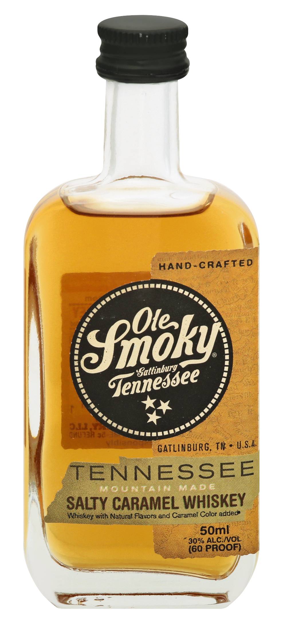 Ole Smoky Tennessee Whiskey, Salty Caramel (50 ml)
