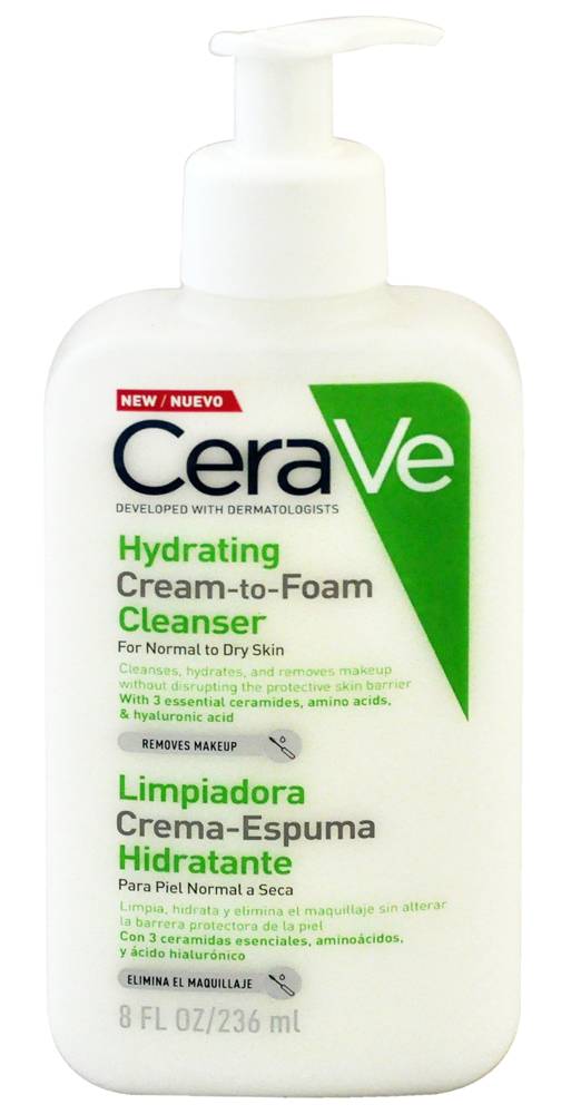 CeraVe CREMA ESPUMA LIMPIAD HIDRAT*236ML