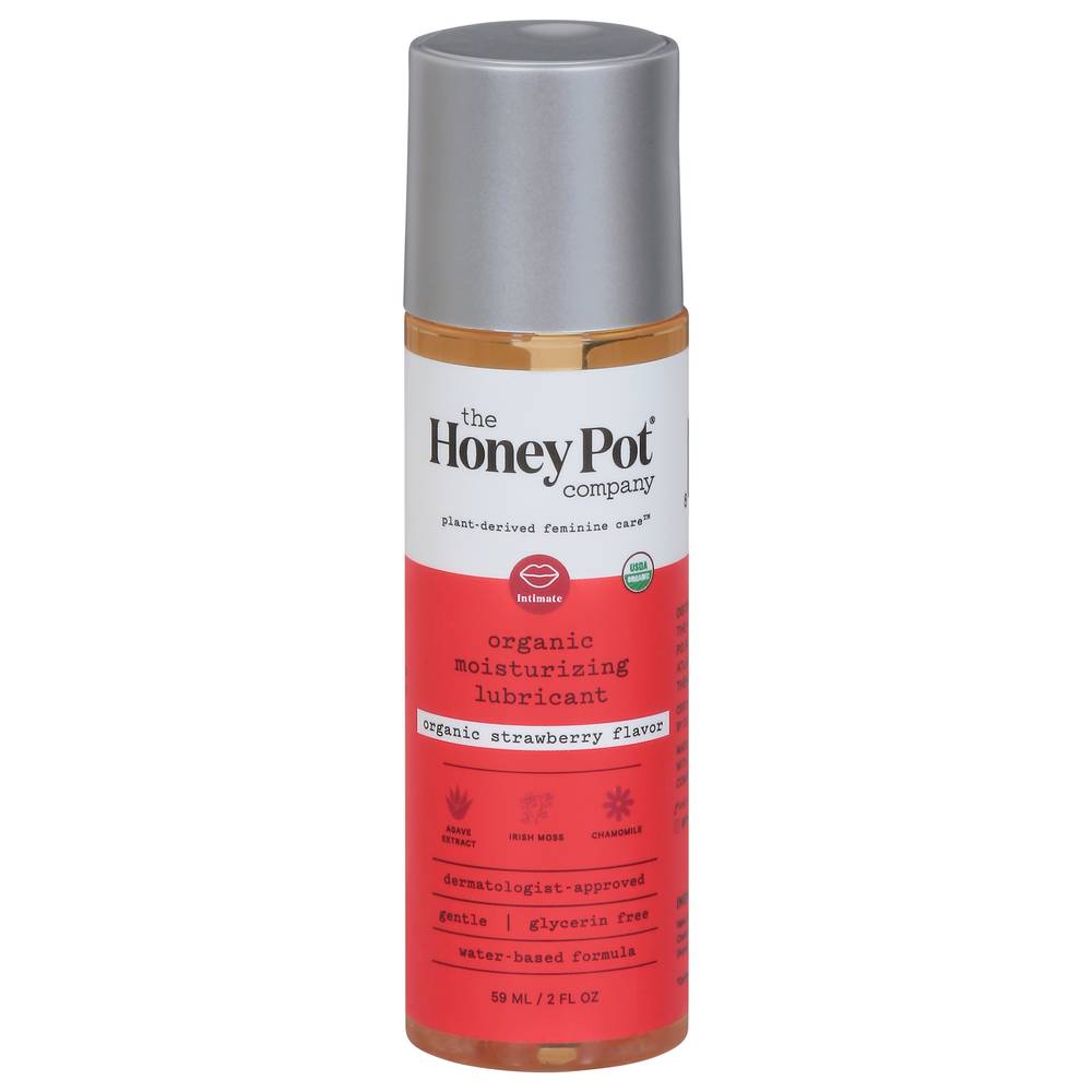 The Honey Pot Organic Strawberry Flavor Moisturizing Lubricant (2 fl oz)