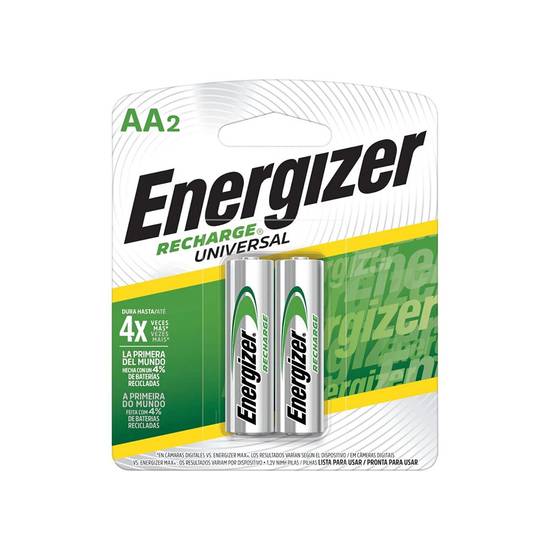 Energizer pila recargable aa (2 piezas)