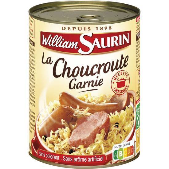 Choucroute garnie WILLIAM SAURIN 400g