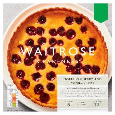 Waitrose Frozen Morello Cherry and Vanilla Tart