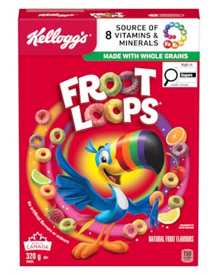 Froot loops céréales aux vitamines et minéraux - vitamins and minerals cereals (fruité exquis)