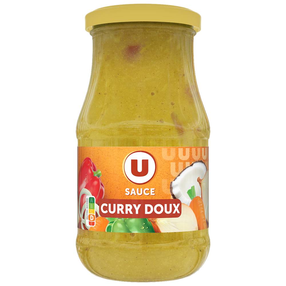 Produit U - Sauce curry doux