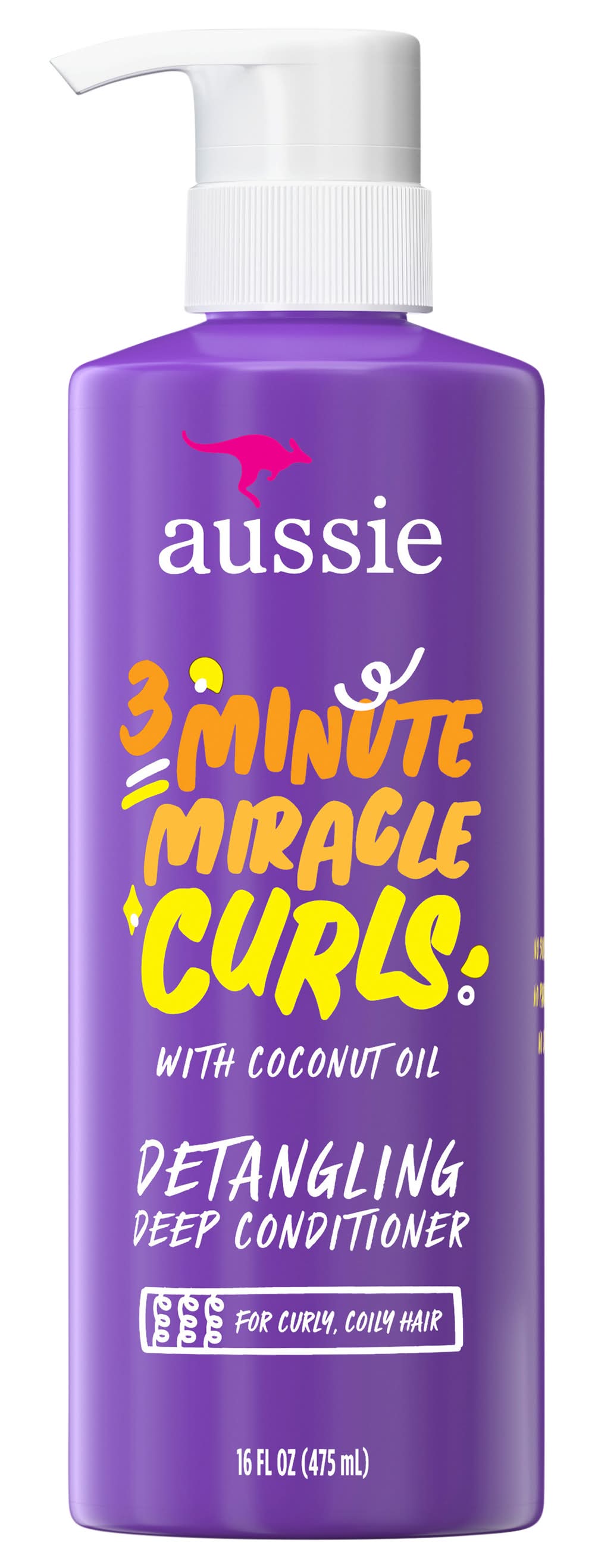 Aussie 3 Minute Miracle Curls Coconut Deep Conditioner (16 fl oz)