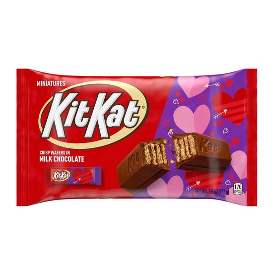 Order KIT KAT&reg; Miniatures Milk Chocolate Wafer Candy Bars, Valentine's Day, 7.5 oz food online from CVS store, Providence County on bringmethat.com
