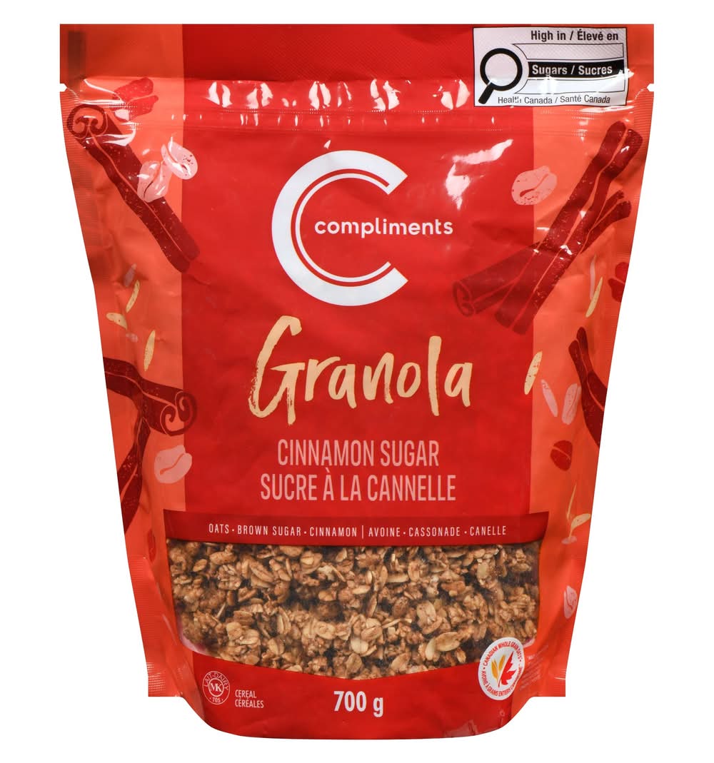 Compliments Cereal Granolas, Cinnamon Sugar (700 g)