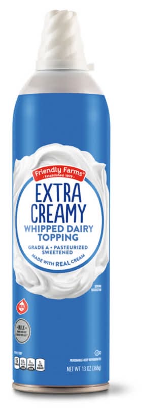 Friendly Farms Extra Creamy Whipped Dairy Topping (13 oz)