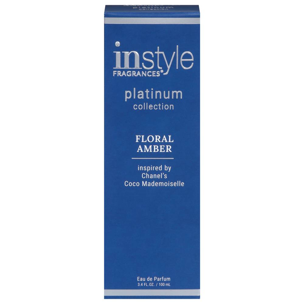 Instyle Fragrances Platinum Collection Floral Amber Perfume (3.4 fl oz)