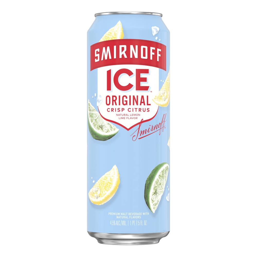 Smirnoff Ice Original Crisp Citrus Beer, Lime (11.2 fl oz)