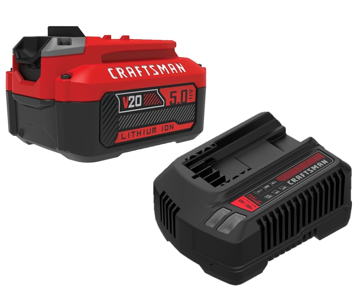 CRAFTSMAN V20 20 -Volt, 5 Ah 1 -Pack Lithium Ion (Li-ion) Battery Kit