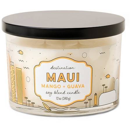 Complete Home Destination Maui Soy Mango + Guava Blend Candle