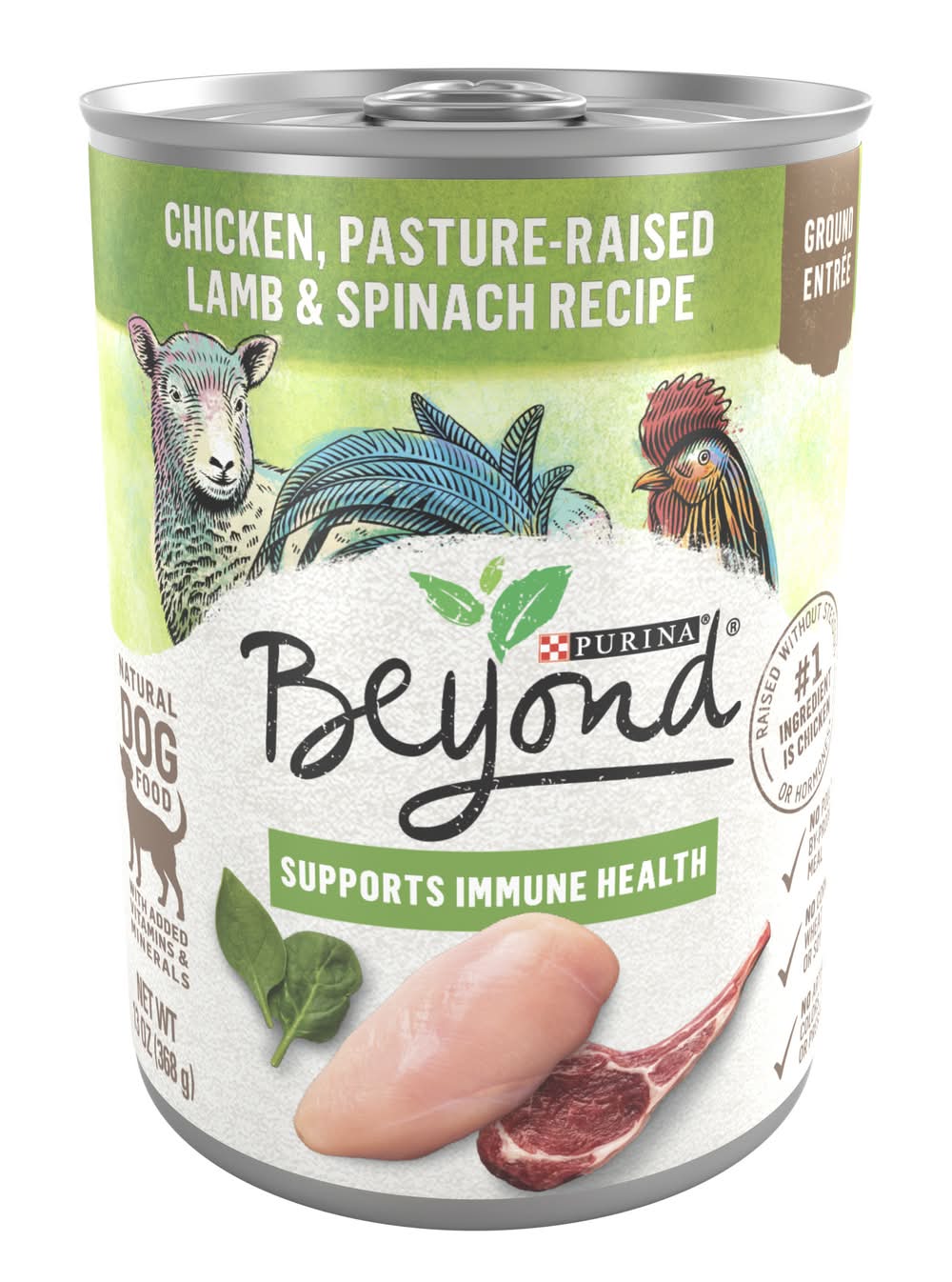 Beyond Chicken, Lamb & Spinach Ground Entree (13 oz)