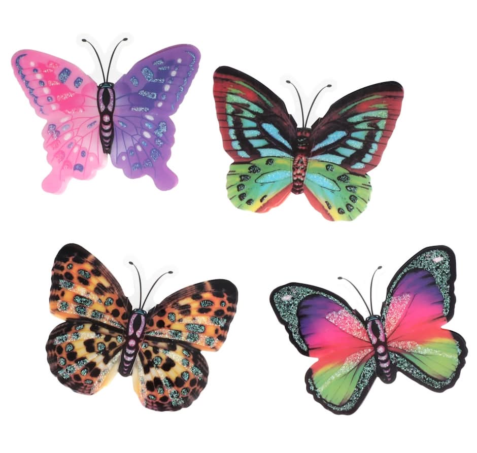 Crafters Square Pop Up Butterfly Stickers, Assorted (4 ct)
