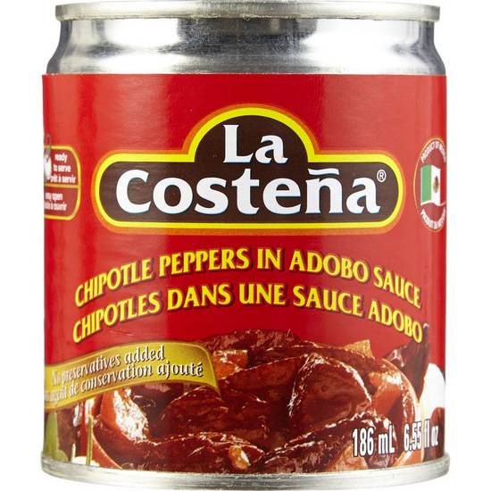 La Costena · Chipotles dans une sauce adobo (186 ml) - Chipotle peppers in adobo sauce (186 mL)