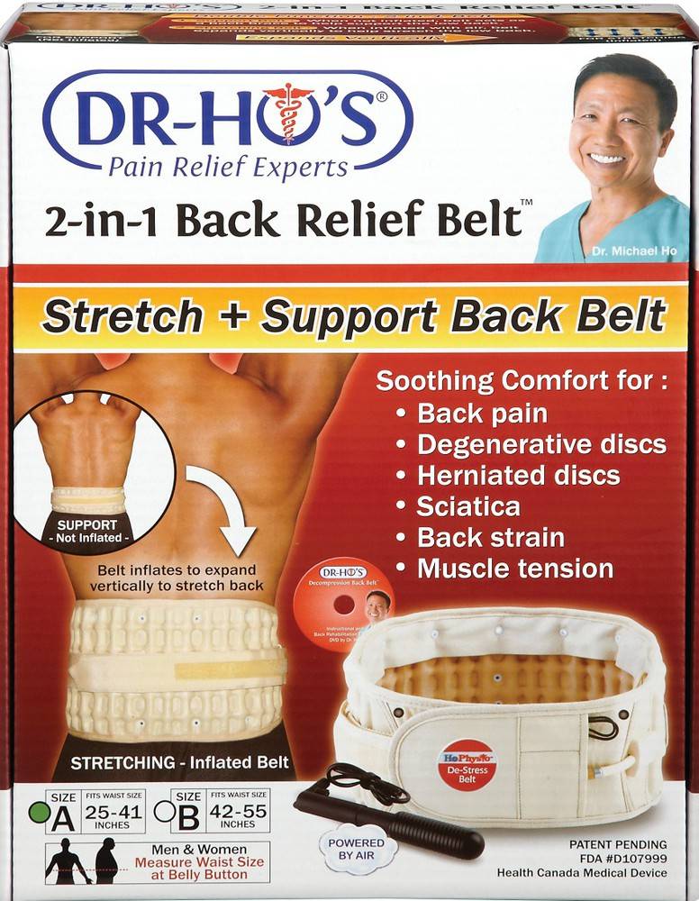 Dr-Ho's 2 In 1 Back Relief Belt a