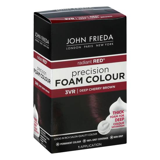 John Frieda Radiant Red Deep 3vr Precision Foam Color (brown /cherry )