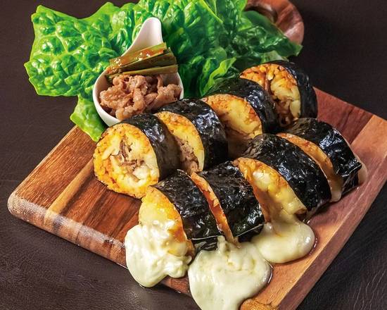 牛��ニラチーズキンパ Beef & Garlic Chives Cheese Gimbap