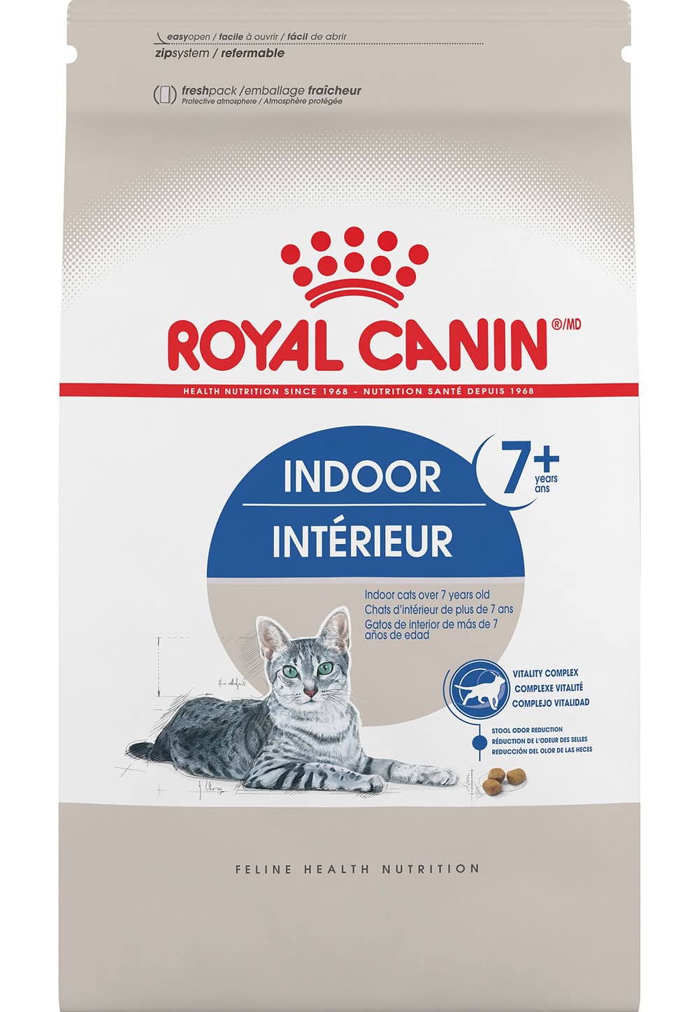 Royal Canin Feline Indoor 7+ Mature Dry Cat Food, Health Nutrition (Flavor: Chicken, Size: 5.5 Lb)
