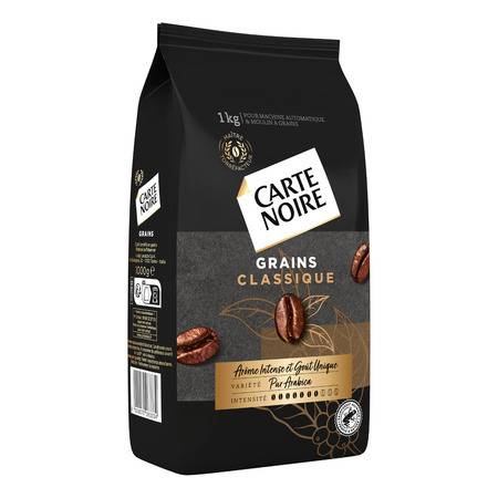Café en grains classique CARTE NOIRE - le paquet de 1kg