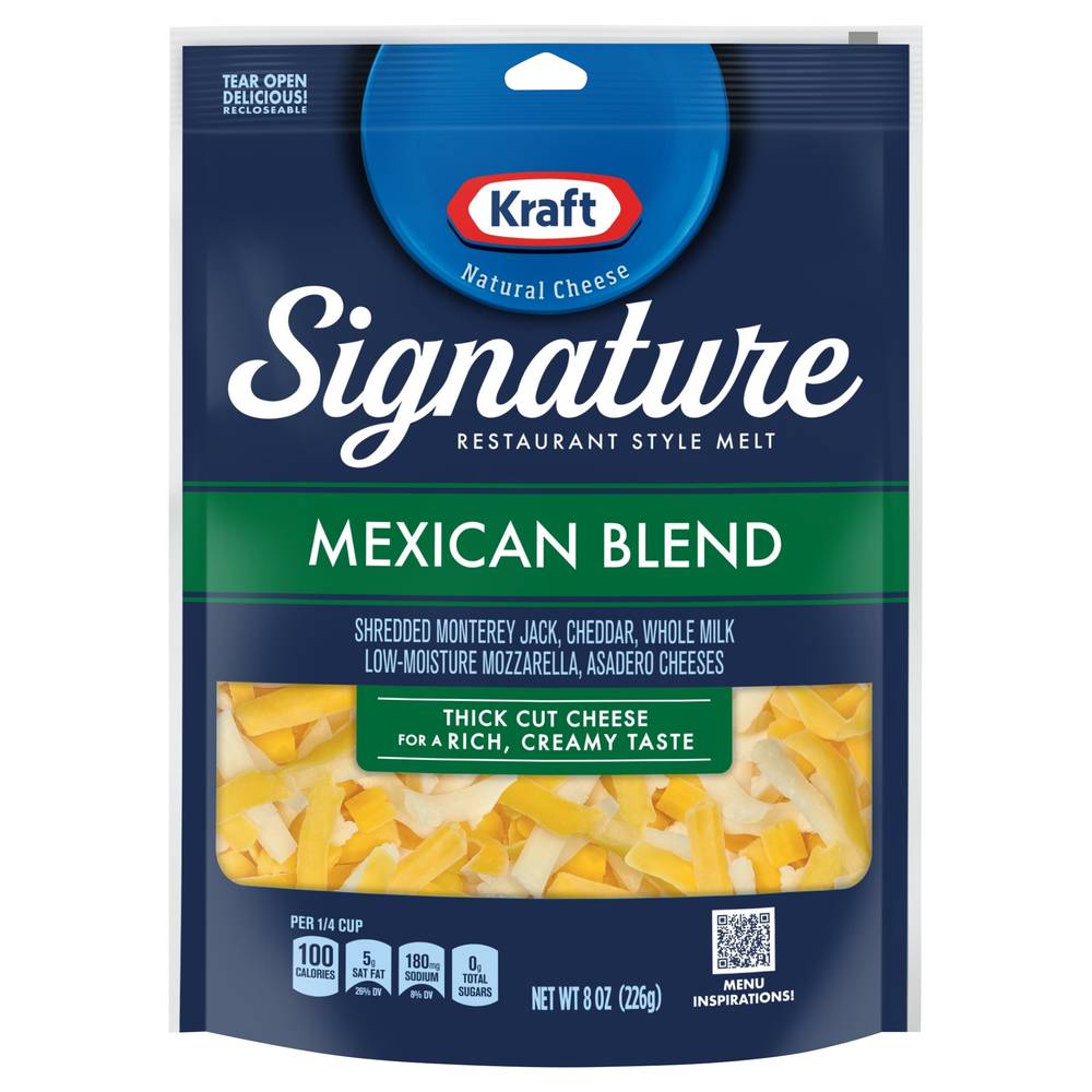 Kraft Signature Mexican Blend, Creamy (8 oz)